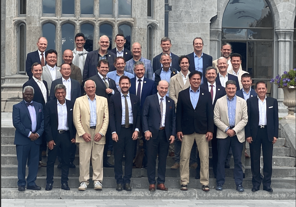 The Trustees and Directors of the WCRS, including Dr. Aaron Waite, in Ireland in June 2023.